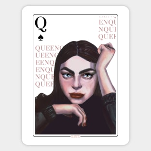 Queen of Spades Sticker